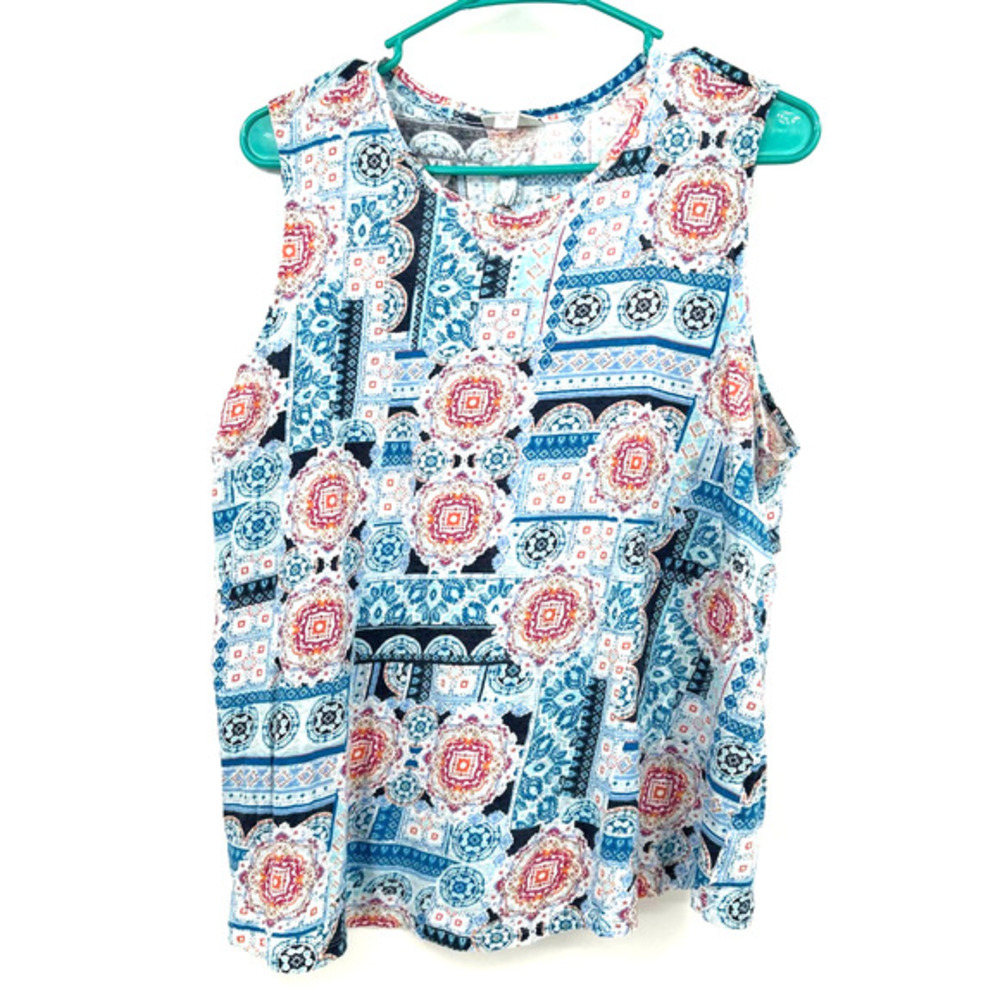J Jill love‎ linen size large sleeveless blouse tank top 100% linen